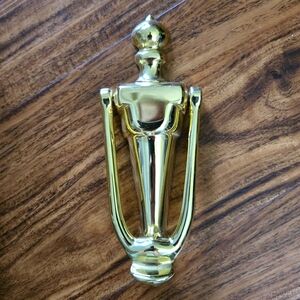 Baldwin 0106-030 Polished Brass Door Knocker With Hardware New Original Box